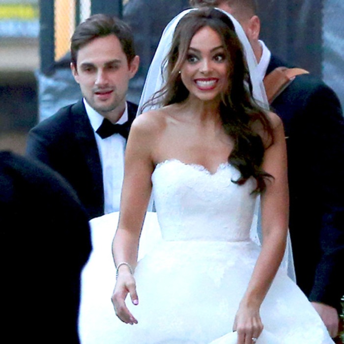 Greek Wedding Amber Stevens Marries Andrew J West E Online